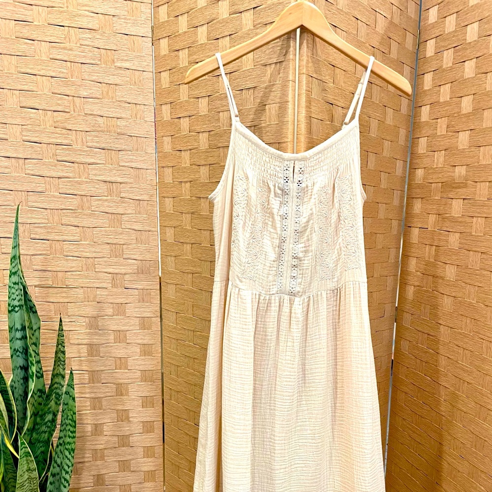 THE Feminine Dress 🌷Magaschoni Organic Cotton Gauze Dress